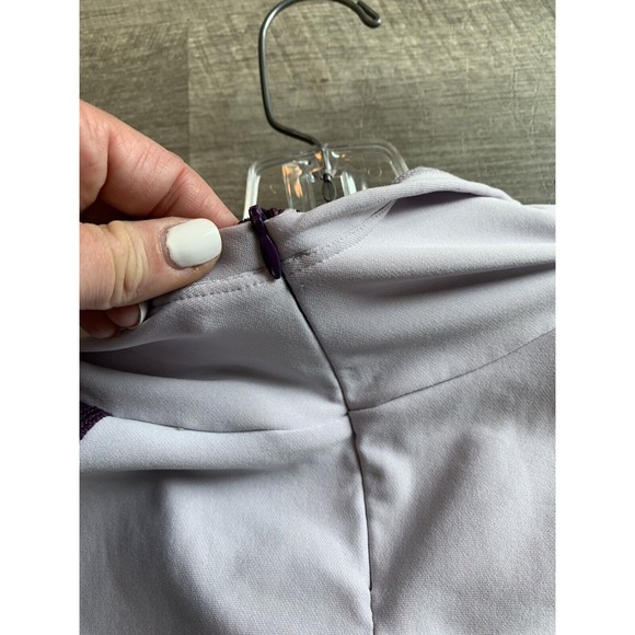 Under Armour Tech Graphic 1/4 Zip Long Sleeve hooded Running Top purple size L - Picture 10 of 11